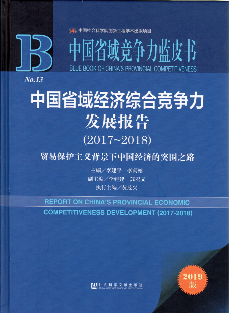 大胸女人和大吊男人操中国省域经济综合竞争力发展报告（2017-2018）